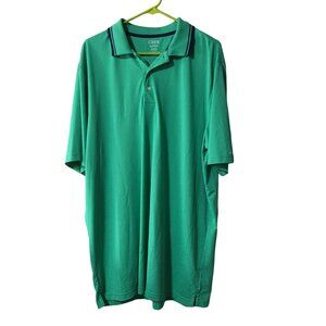 CHAPS GOLF LIGHTWEIGHT GREEN POLO MENS XLT